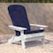 Flash Furniture White Folding Adirondack Chairs-Blue Cushions, 2PK 2-JJ-C14505-CSNBL-WH-GG - alternate 6
